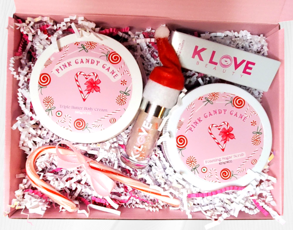 Holiday limited edition: Pink Candy Cane body butter & sugar scrub